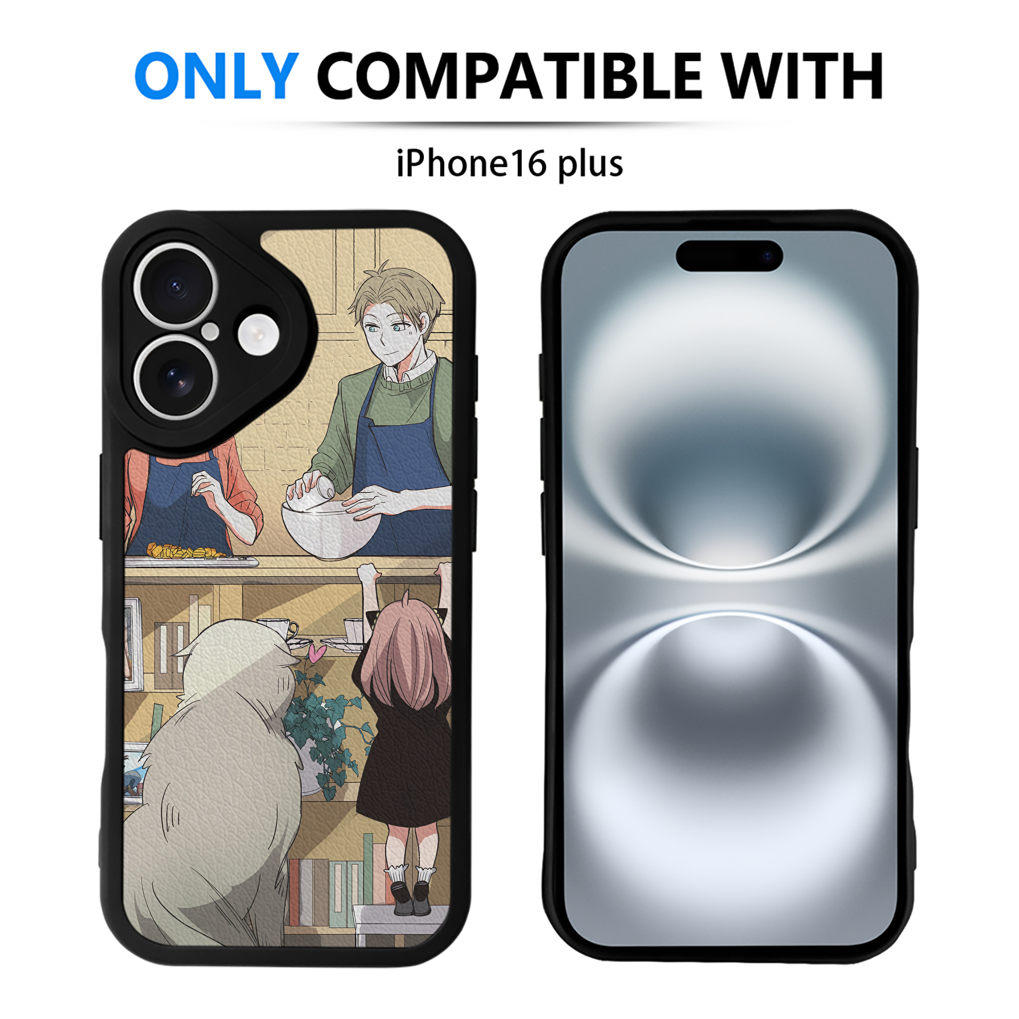 （画像用） SPY×FAMILY间谍家家酒 【iPhone 16シリーズ対応】シリコンスマホケース（レザー調） 材質：シリコン